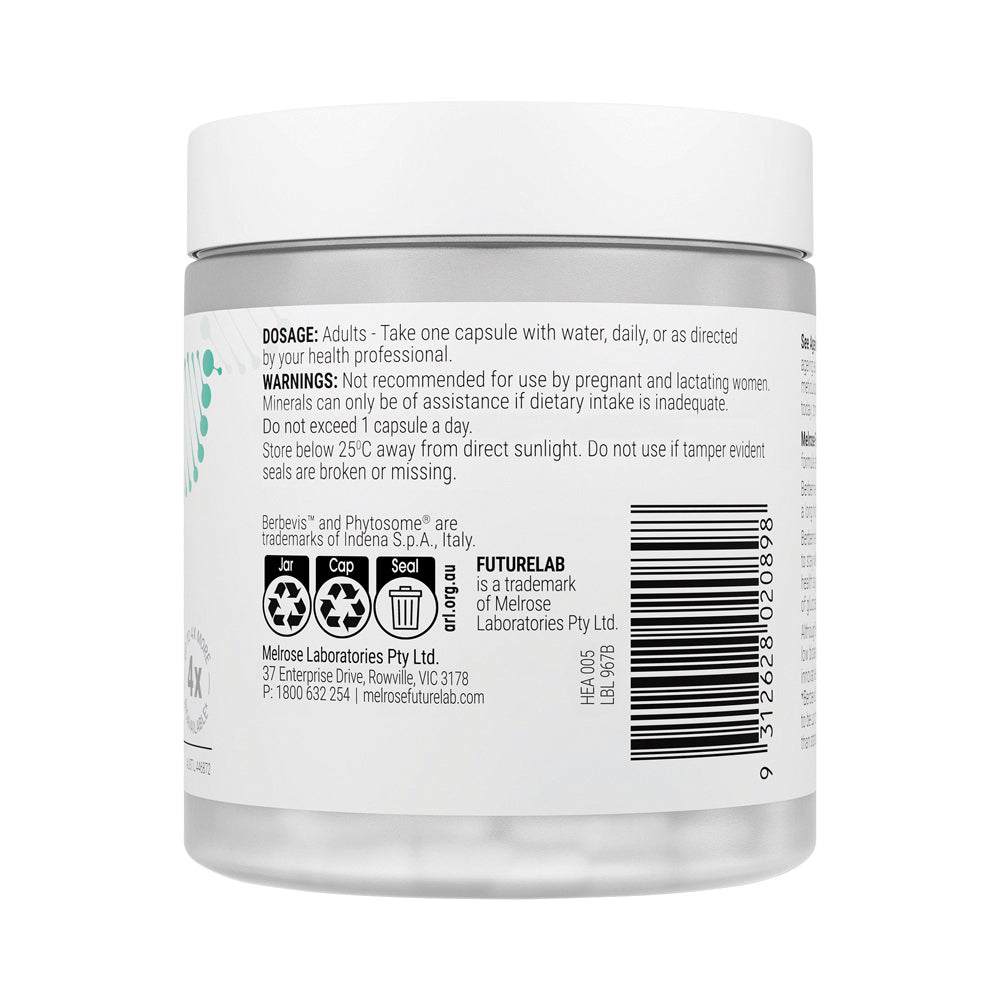 Melrose FutureLab Berberine Complex – 30 Vege Capsules, second view