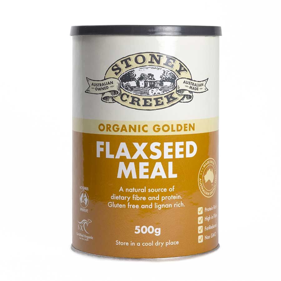 Stoney Creek Organic Golden Flaxseed Meal – 500g