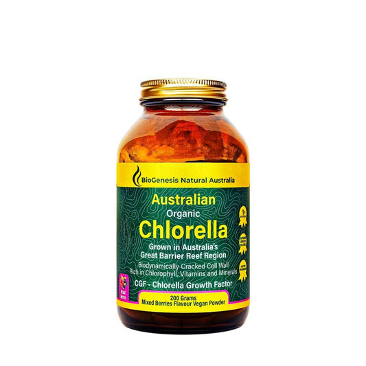 Organic Chlorella Berry 200gm pwdr
