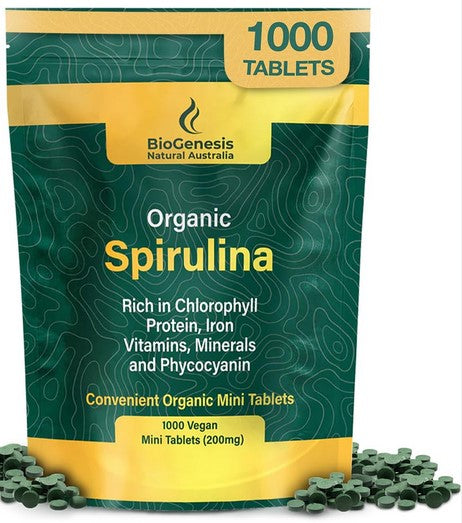 Spirulina 200mg mini tablets