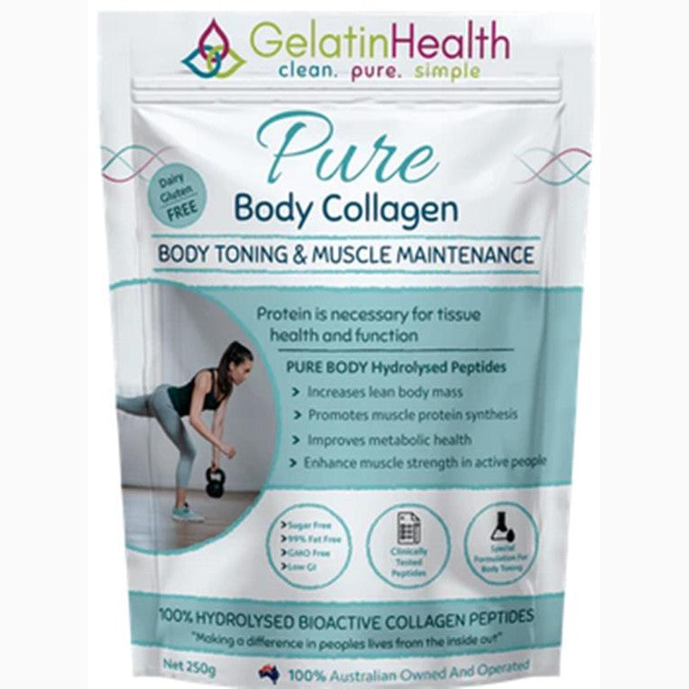 Gelatin Health Pure Body collagen powder, 250g