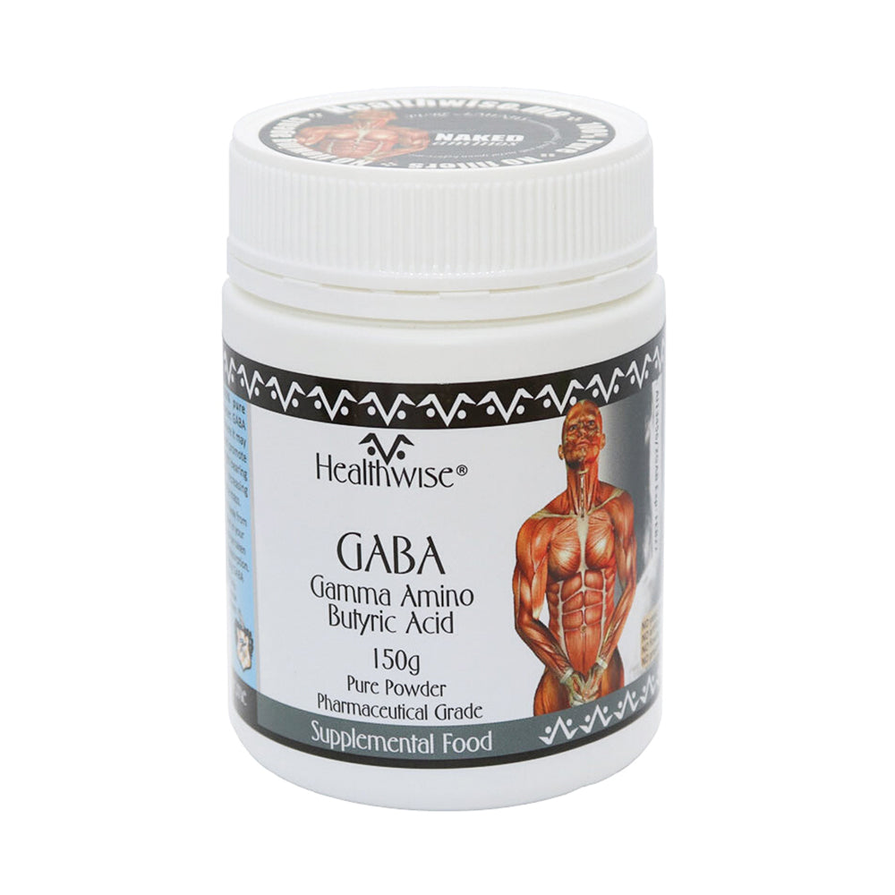 Healthwise GABA (Gamma Amino Butyric Acid) - 150g