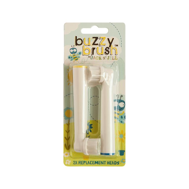 Jack N' Jill Buzy Brush Replacement Heads – 2 Pack