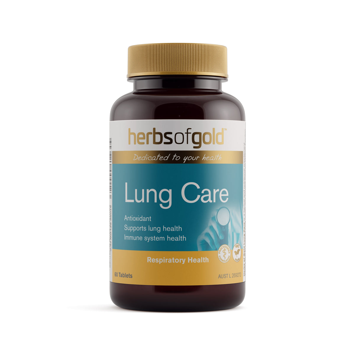 Herbs of Gold Lung Care – 60 Tablets
