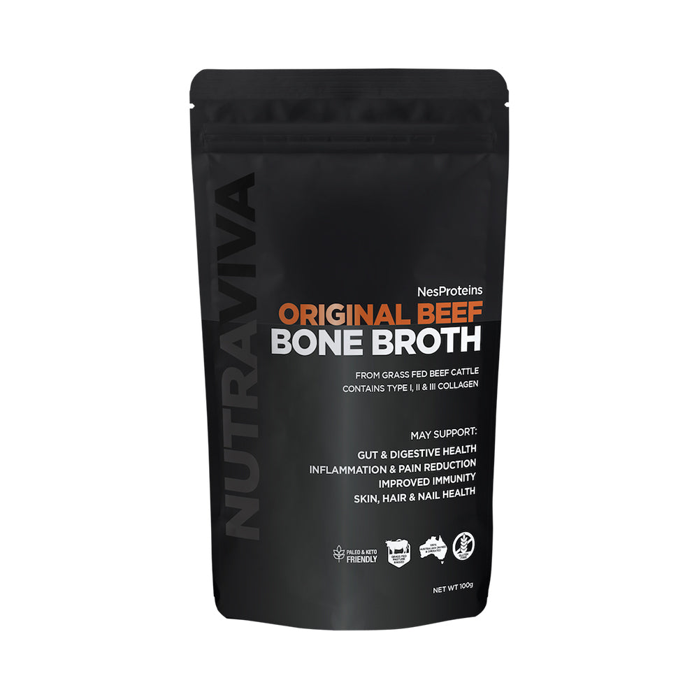 Nutriviva Beef Bone Broth powder, Original, 100g