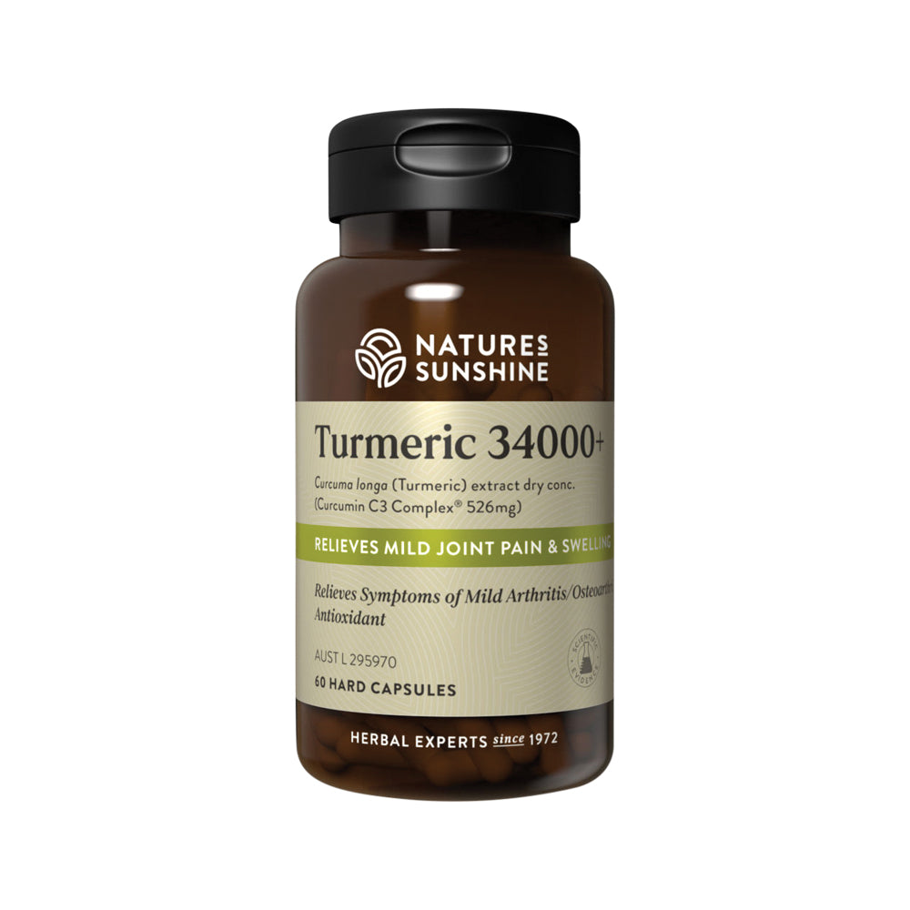 Nature's Sunshine Turmeric 34000+ - 60 Capsules
