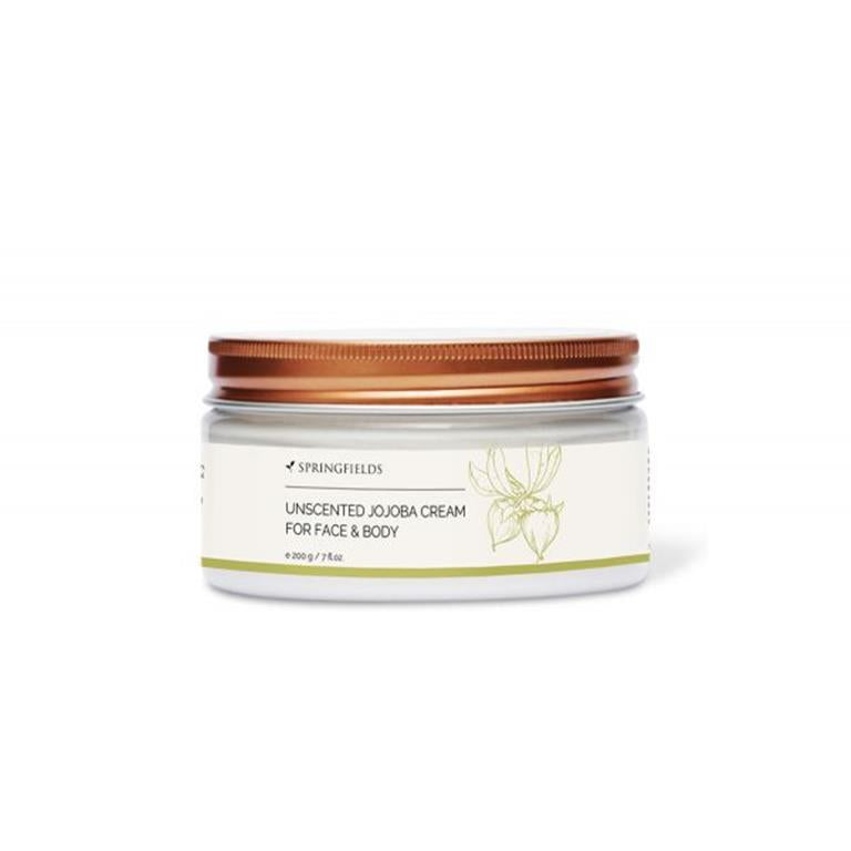 Springfields Unscented Jojoba Body Cream – 200g