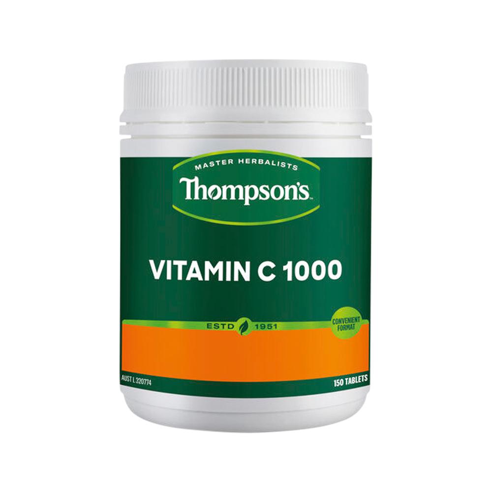 Thompson's Vitamin C 1000 Chewable – 150 Tablets, front of pack