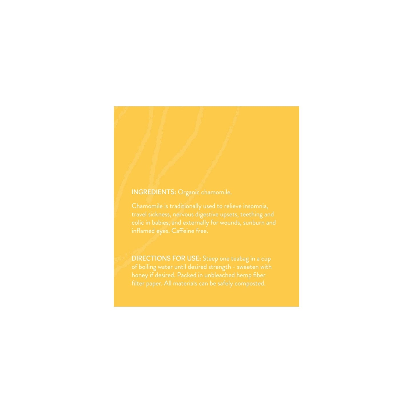 Chamomile Tea by Koala Tea – 20 Tea Bags