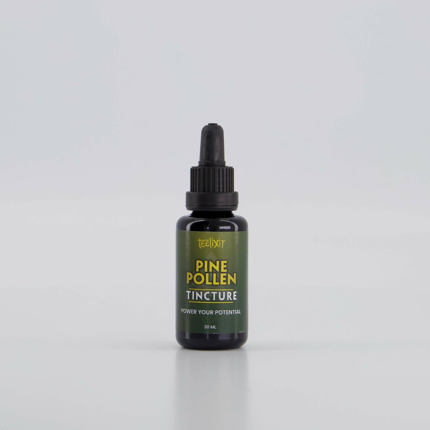 Pine pollen extract dropper bottle
