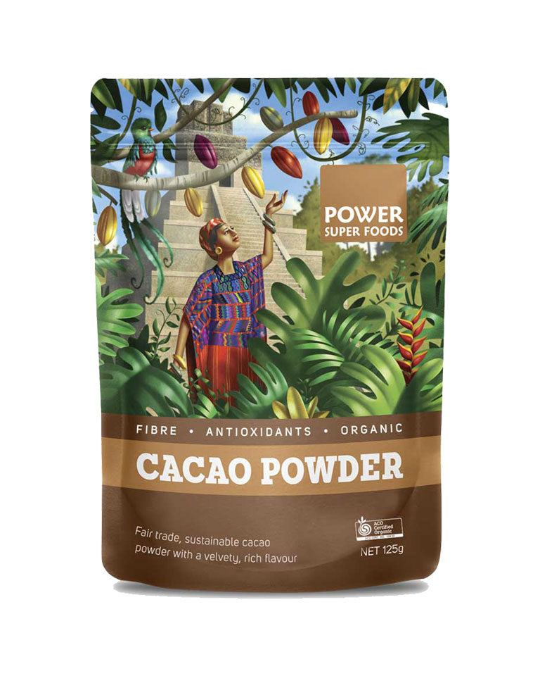 Power Super Foods Cacao Powder Origin – 125g