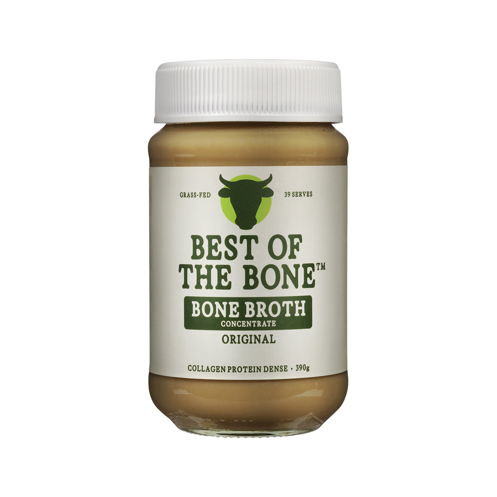 Best of the Bone Bone Broth Beef Real Broth Concentrate Original – 390g, front of pack