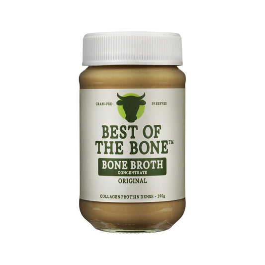Best of the Bone Bone Broth Beef Real Broth Concentrate Original – 390g, front of pack