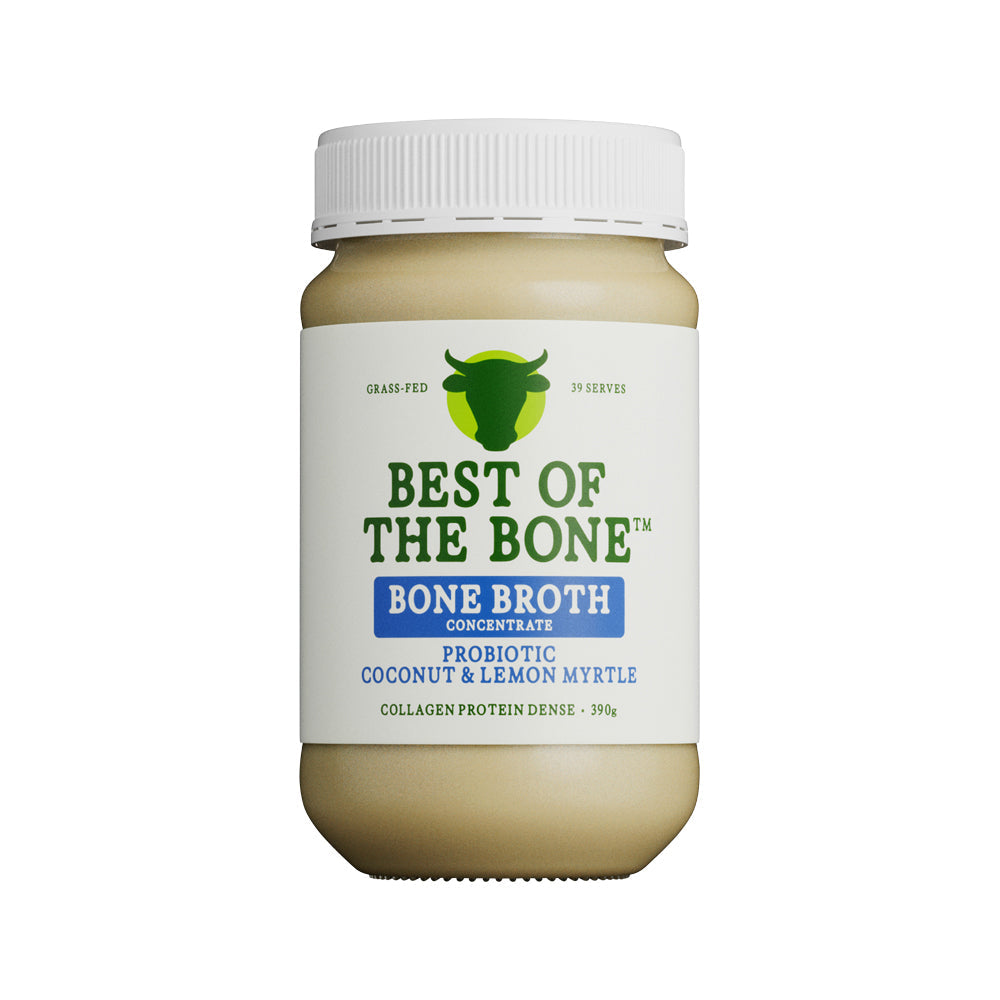 Best of the Bone Bone Broth Beef Concentrate Probiotic – 390g, front of pack