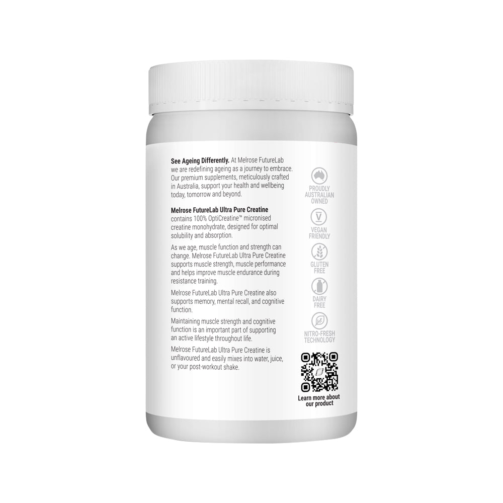 Melrose FutureLab Ultra Pure Creatine Oral Powder – 300g, second view