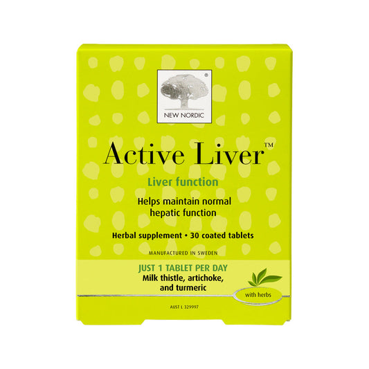New Nordic Active Liver – 30 Tablets, front of pack