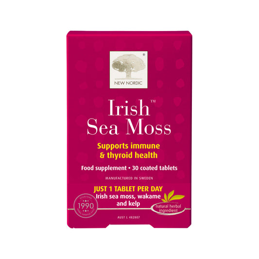 New Nordic Irish Sea Moss – 30 Tablets, front of pack
