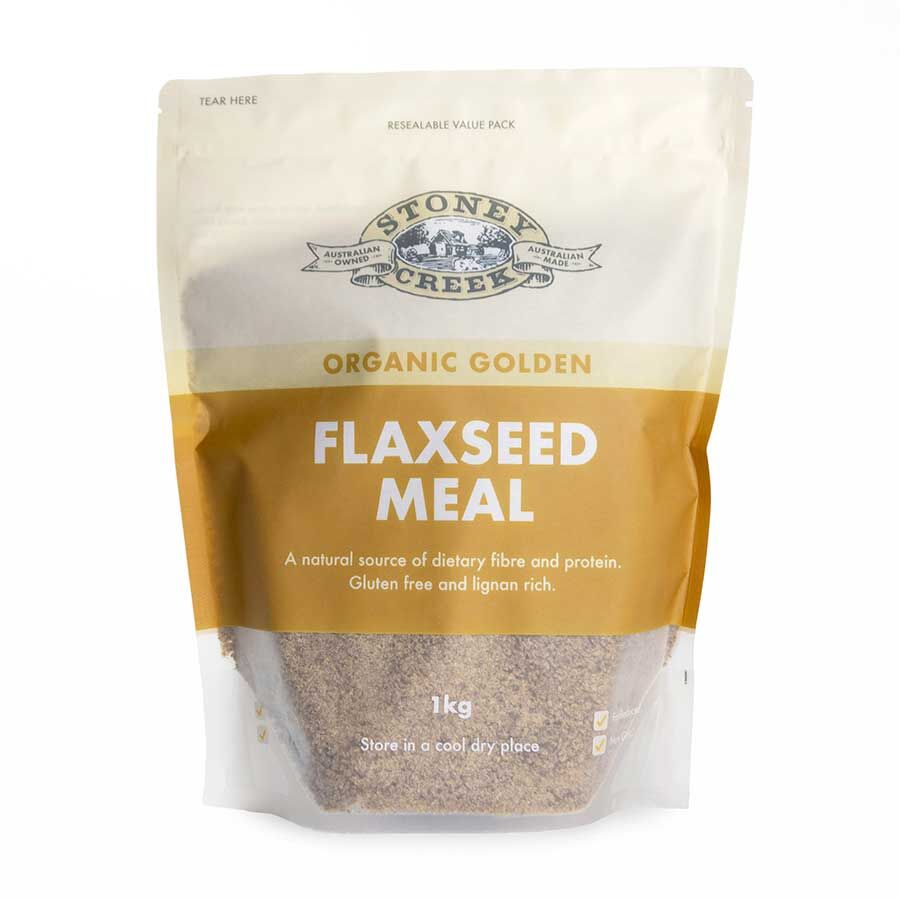 Stoney Creek Organic Golden Flaxseed Meal – 1kg