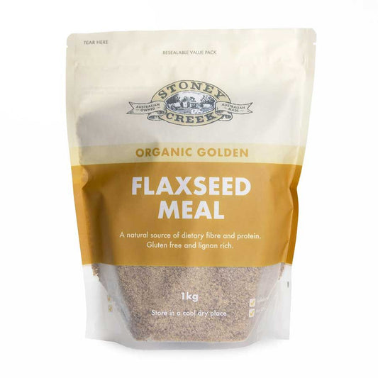 Stoney Creek Organic Golden Flaxseed Meal – 1kg