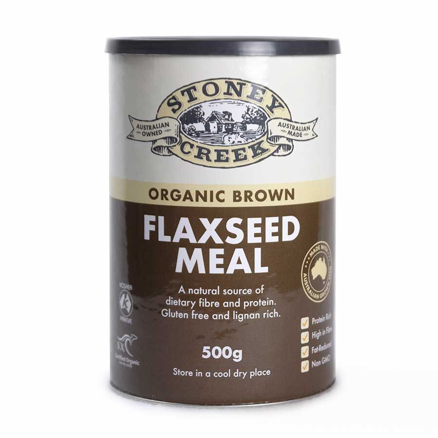Stoney Creek Organic Brown Flaxseed Meal – 500g