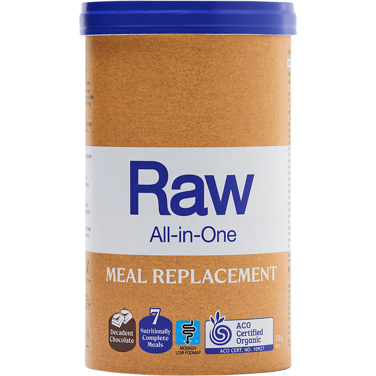 Amazonia Raw All-In-One Meal Replacement Decadent Chocolate – 350g, front of pack