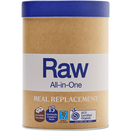 Amazonia Raw All-In-One Meal Replacement Decadent Chocolate – 750g, front of pack