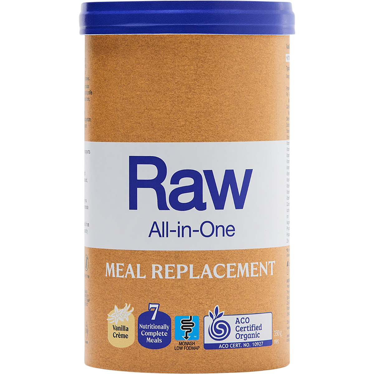 Amazonia Raw All-In-One Meal Replacement Vanilla Creme – 350g, front of pack