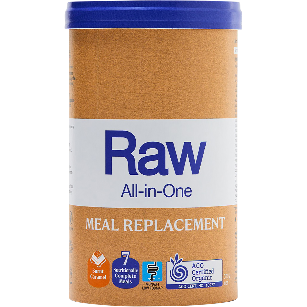 Amazonia Raw All-In-One Meal Replacement Burnt Caramel – 350g, front of pack