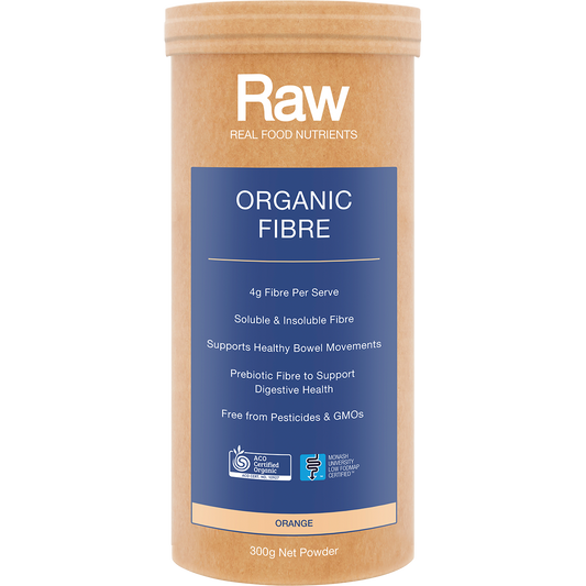 Amazonia Raw Organic Fibre Orange – 300g, front of pack