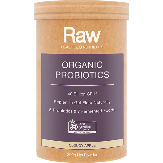 Amazonia Raw Organic Probiotics Cloudy Apple – 200g, front of pack