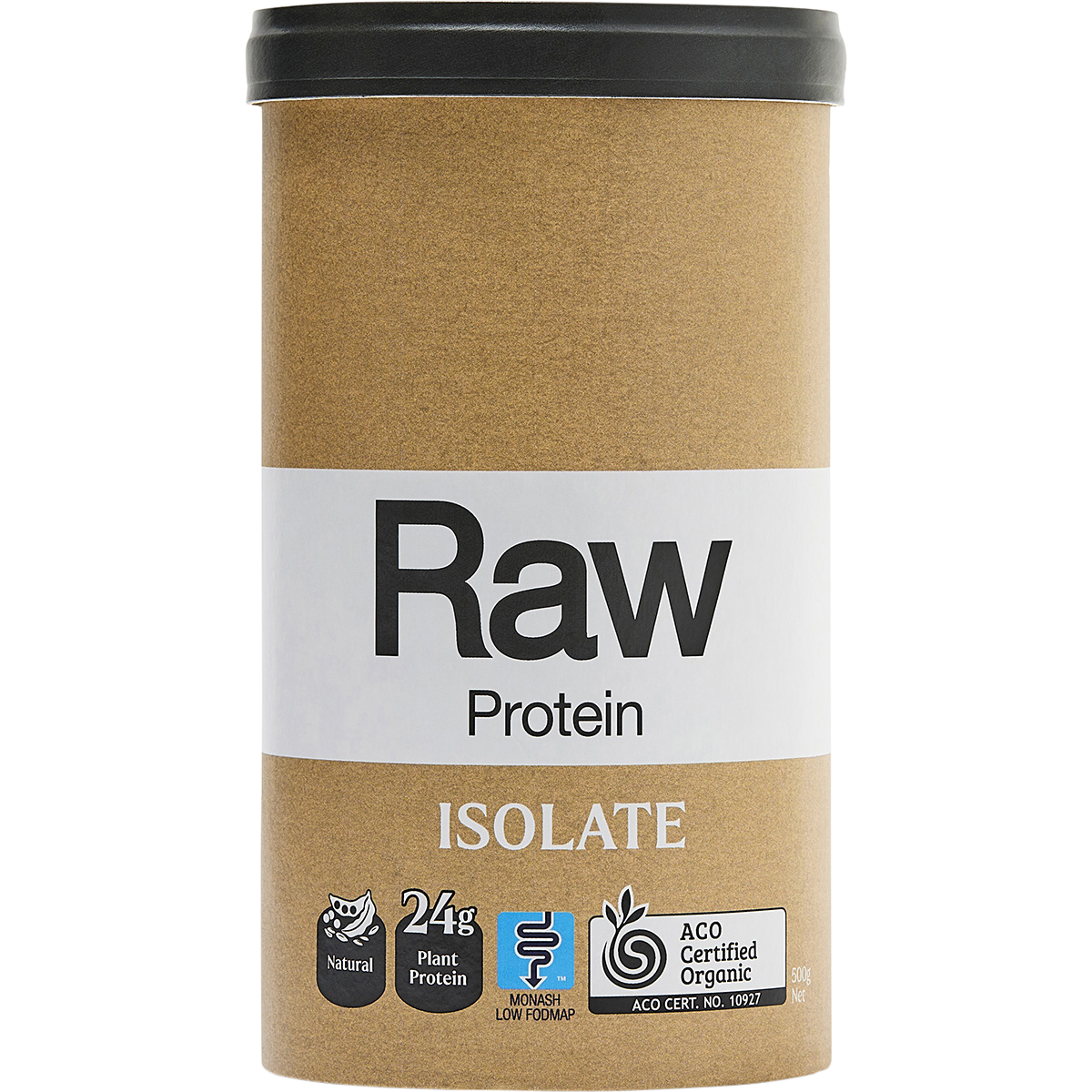 Amazonia Raw Protein Isolate Natural – 500g, front of pack