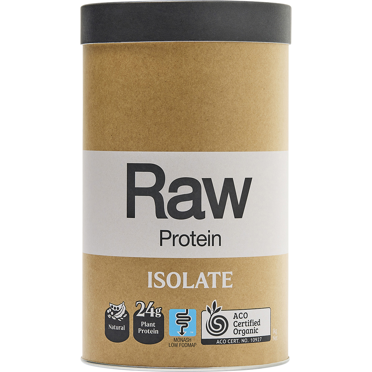 Amazonia Raw Protein Isolate Natural – 1kg, front of pack