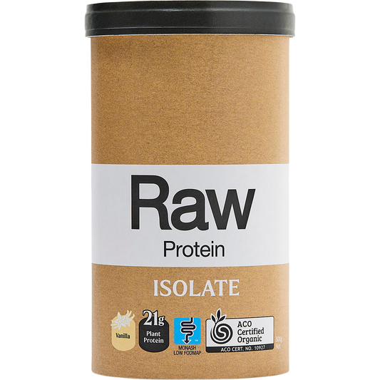 Amazonia Raw Protein Isolate Vanilla – 500g, front of pack