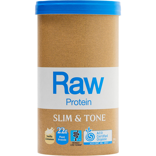 Amazonia Raw Protein Slim & Tone Vanilla Cinnamon – 500g, front of pack
