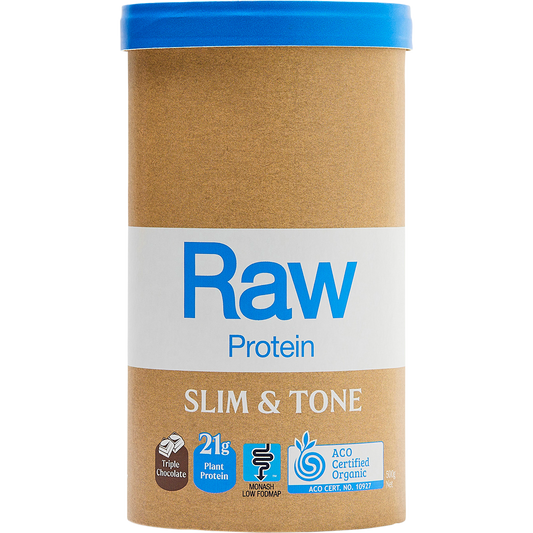 Amazonia Raw Protein Slim & Tone Triple Chocolate – 500g, front of pack