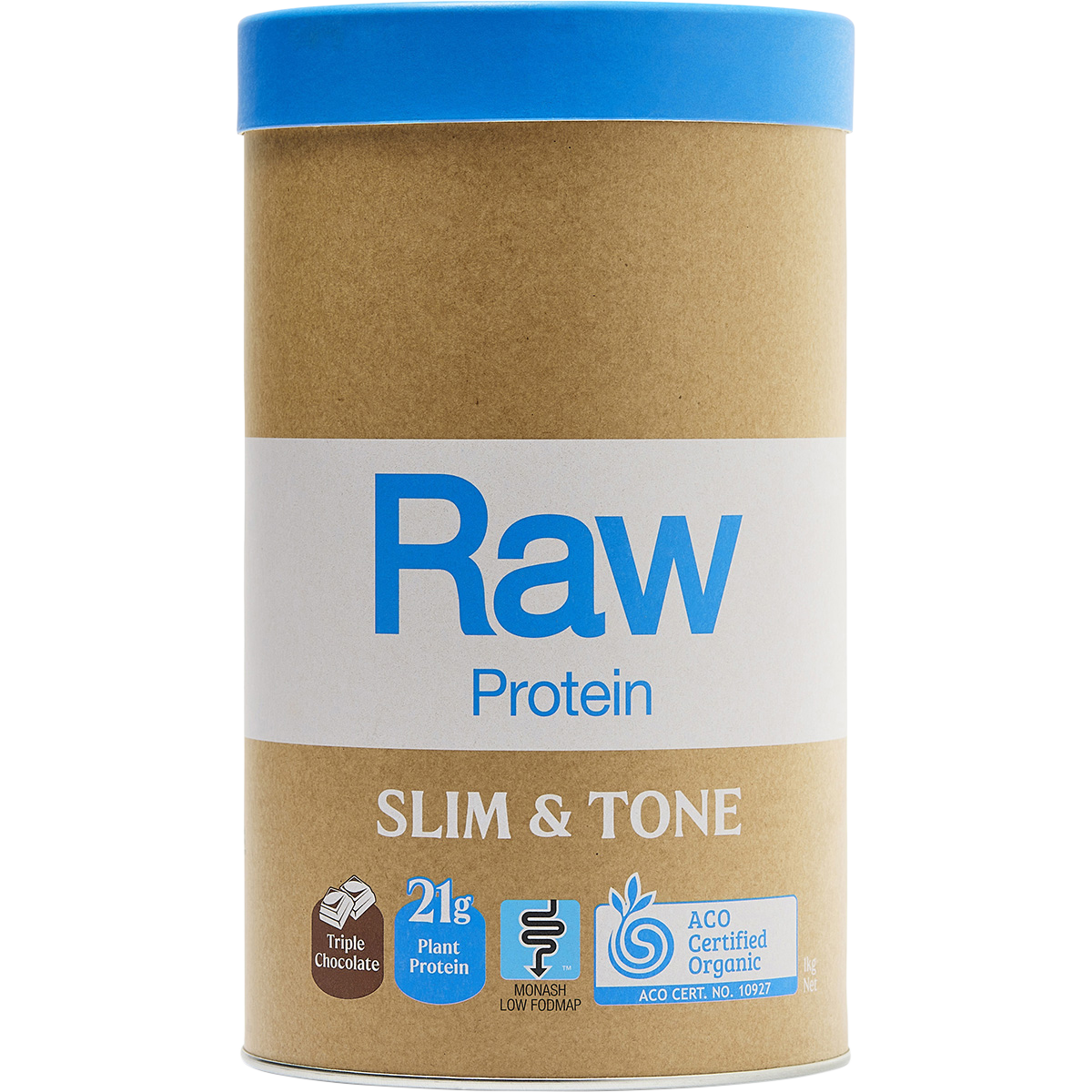 Amazonia Raw Protein Slim & Tone Triple Chocolate – 1kg, front of pack