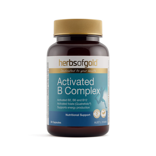 Herbs of Gold Activated B Complex – 30 Vege Capsules