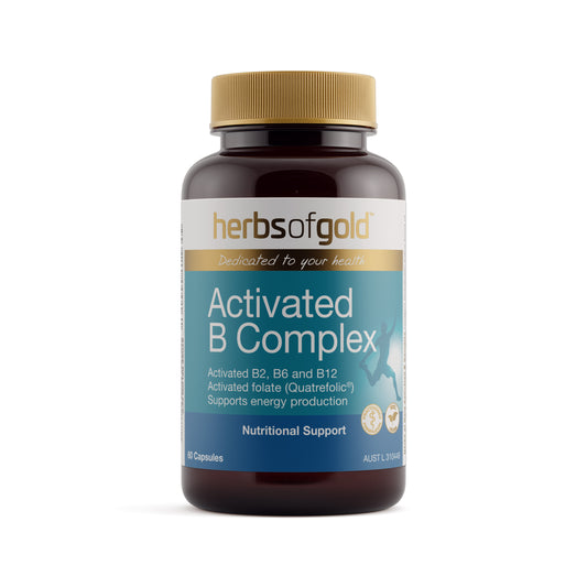 Herbs of Gold Activated B Complex – 60 Vege Capsules
