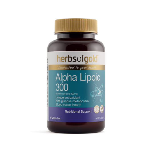 Herbs of Gold Alpha Lipoic 300 – 60 Vege Capsules