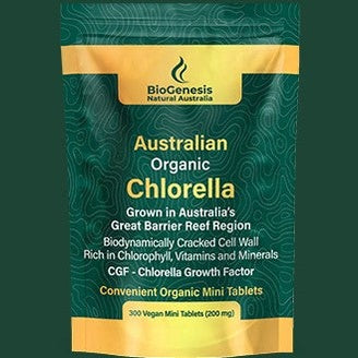 Organic Chlorella 200mg mini tablets