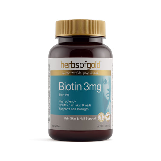 Herbs of Gold Biotin 3mg – 60 Tablets