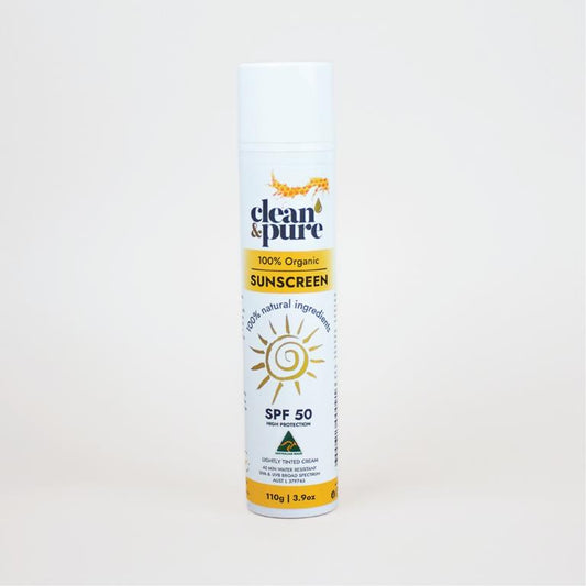 Clean & Pure Organic Sunscreen – 110g