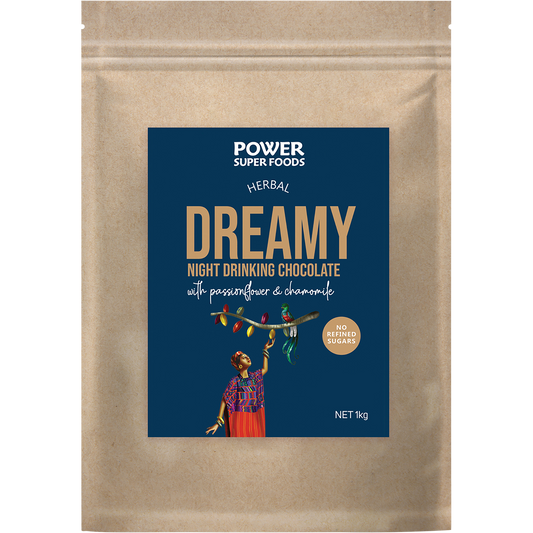 Power Super Foods Dreamy Night Drinking Chocolate – 1kg, front of pack