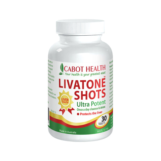 Cabot Health LivaTone Shots – 30 Tablets