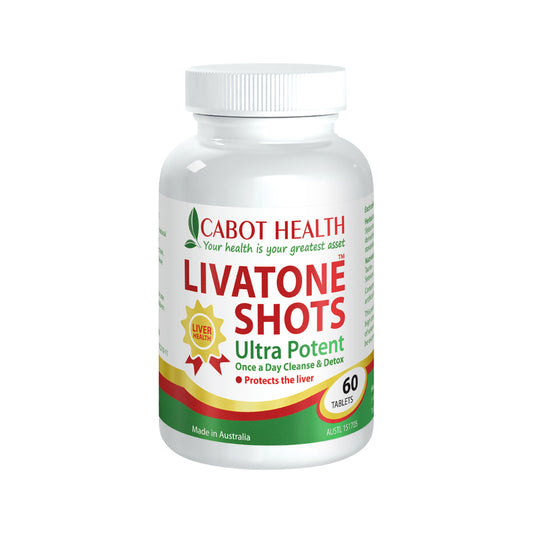Cabot Health LivaTone Shots – 60 Tablets