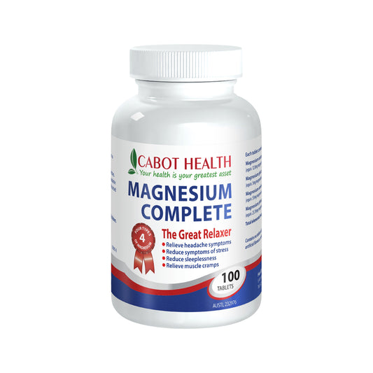 Cabot Health Magnesium Complete – 100 Tablets