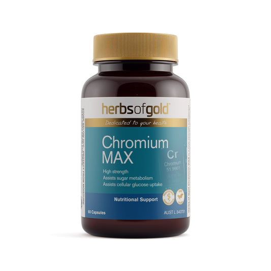 Herbs of Gold Chromium MAX – 60 Vege Capsules
