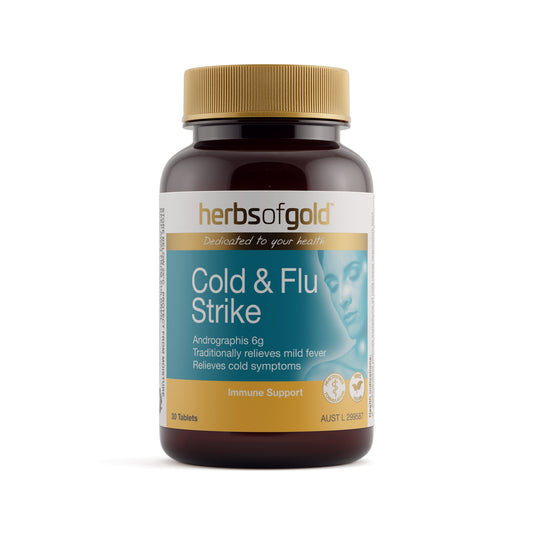 Herbs of Gold Cold & Flu Strike – 30 Tablets