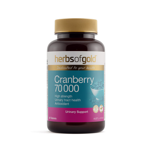 Herbs of Gold Cranberry 70 000 – 50 Tablets