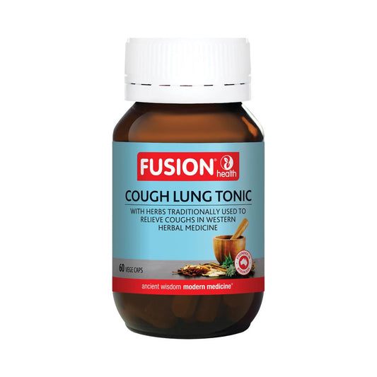 Fusion Health Cough Lung Tonic – 60 Vege Capsules